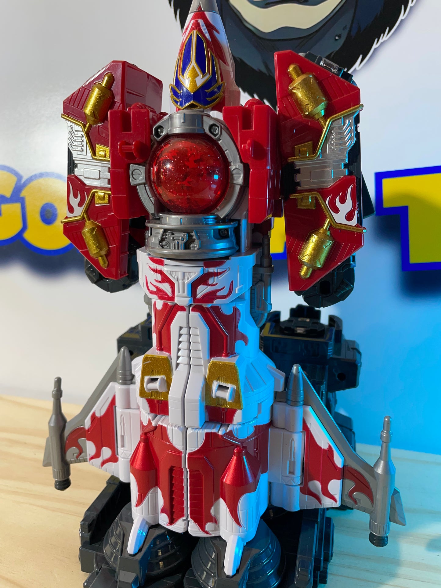[LOOSE] DX GIGANT HOU MEGAZORD BASE - Uchu Sentai Kyuranger - Power Rangers