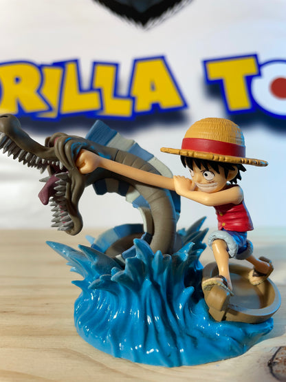 MONKEY D. LUFFY vs SEA MONSTER - World Collectable Log Stories WCF - One Piece