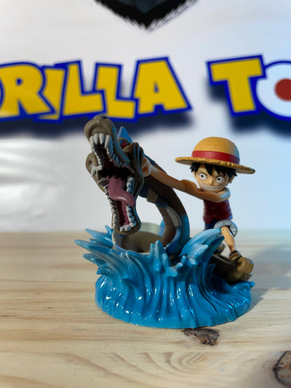 MONKEY D. LUFFY vs SEA MONSTER - World Collectable Log Stories WCF - One Piece