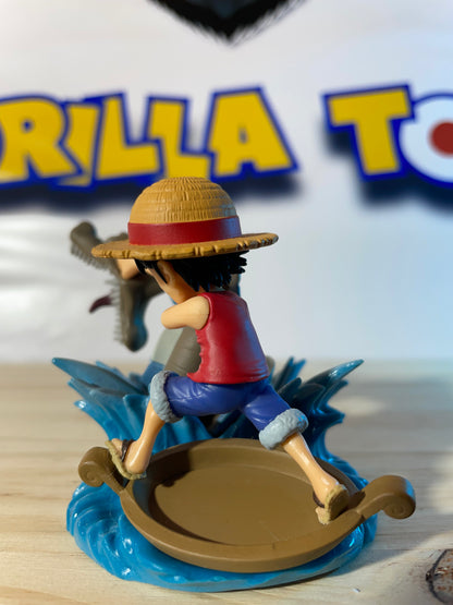 MONKEY D. LUFFY vs SEA MONSTER - World Collectable Log Stories WCF - One Piece