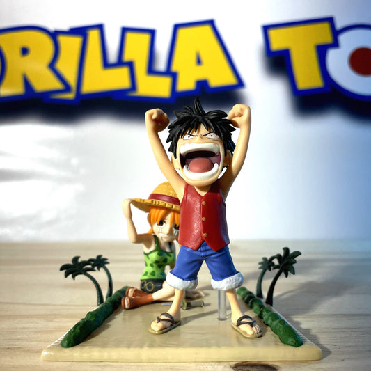 MONKEY D. LUFFY & NAMI - World Collectable Log Stories WCF - One Piece